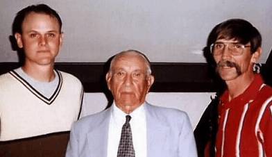 Jamie Montera a third generation graduate shown here with his grandfather Ralph Montera and father Charlie Montera.